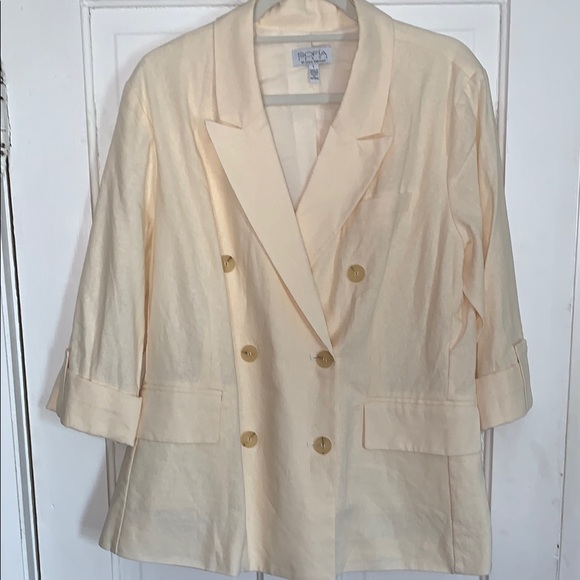Sofia by Sofia Vergara Cream Blazer - Picture 1 of 7